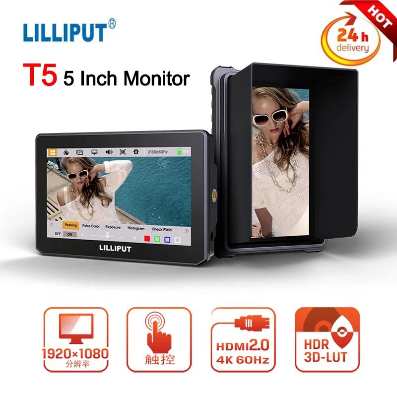 Lilliput T5 4k 60HZ Է SDI Ʃ, 5 ġ ޴ ʵ , DSLR , IPS Liliput  , ܺ ī޶ 